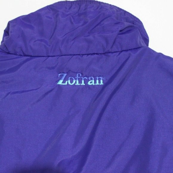 Patagonia Womens Size Large Vintage Bomber Jacket Periwinkle Made in USA Rare - Picture 3 of 5